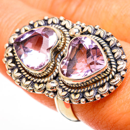 Kunzite Rings handcrafted by Ana Silver Co - RING112383