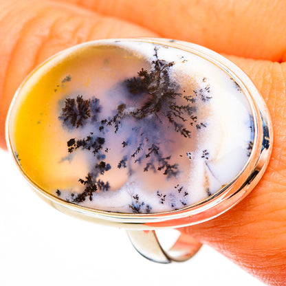 Dendritic Opal Rings handcrafted by Ana Silver Co - RING112388