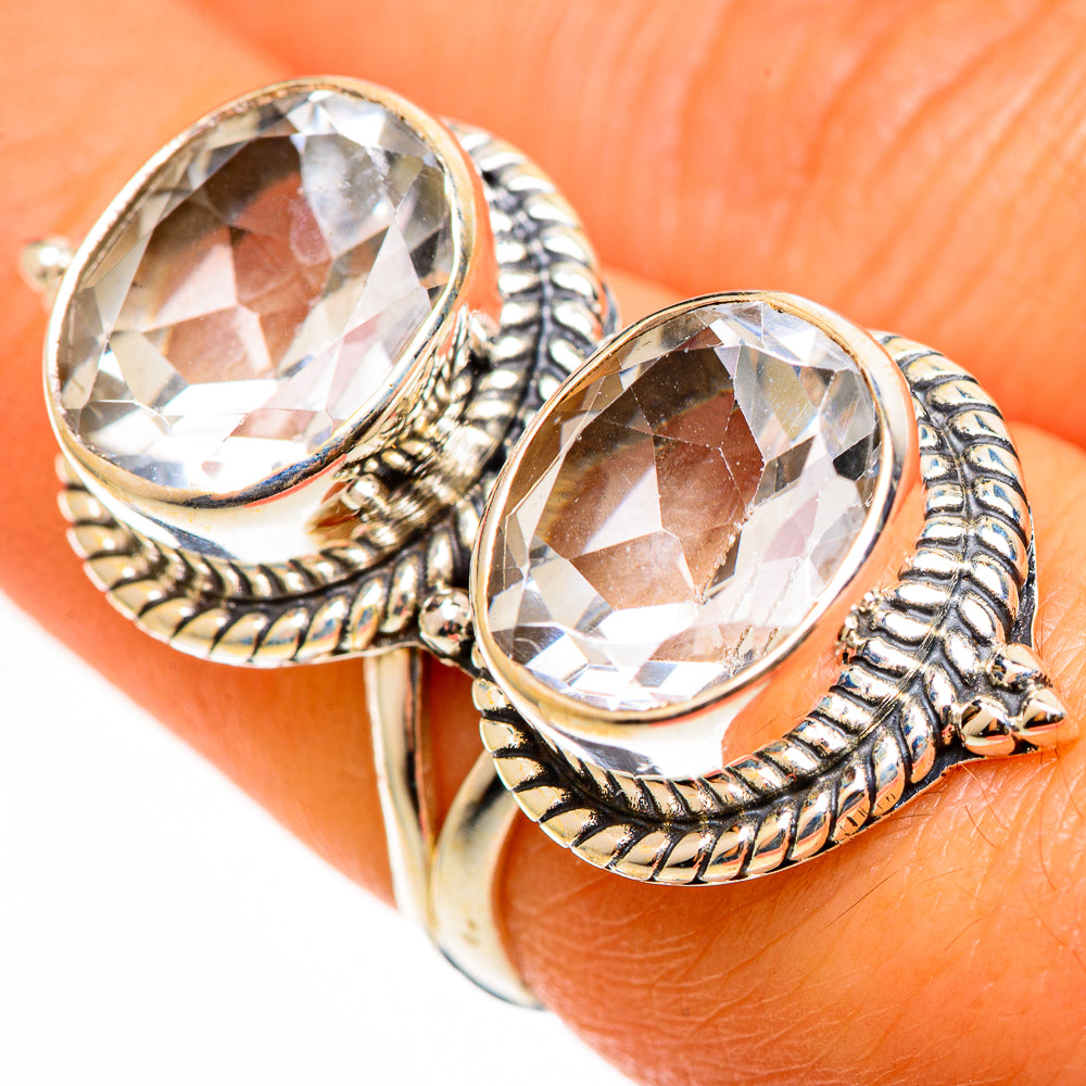 White Quartz Rings handcrafted by Ana Silver Co - RING112390