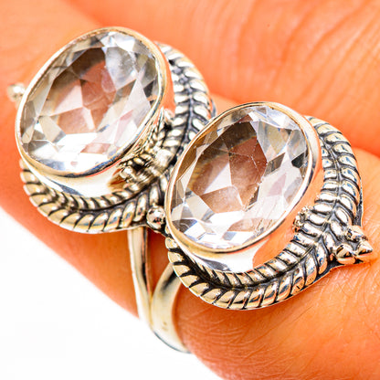 White Quartz Rings handcrafted by Ana Silver Co - RING112390
