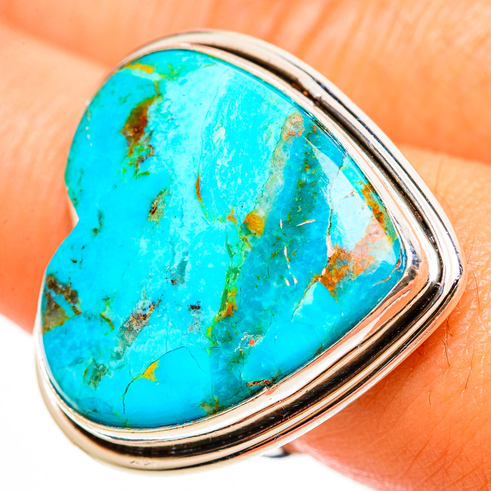 Chrysocolla Rings handcrafted by Ana Silver Co - RING112400