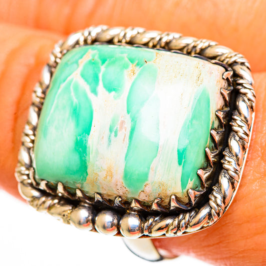 Variscite Rings handcrafted by Ana Silver Co - RING112410