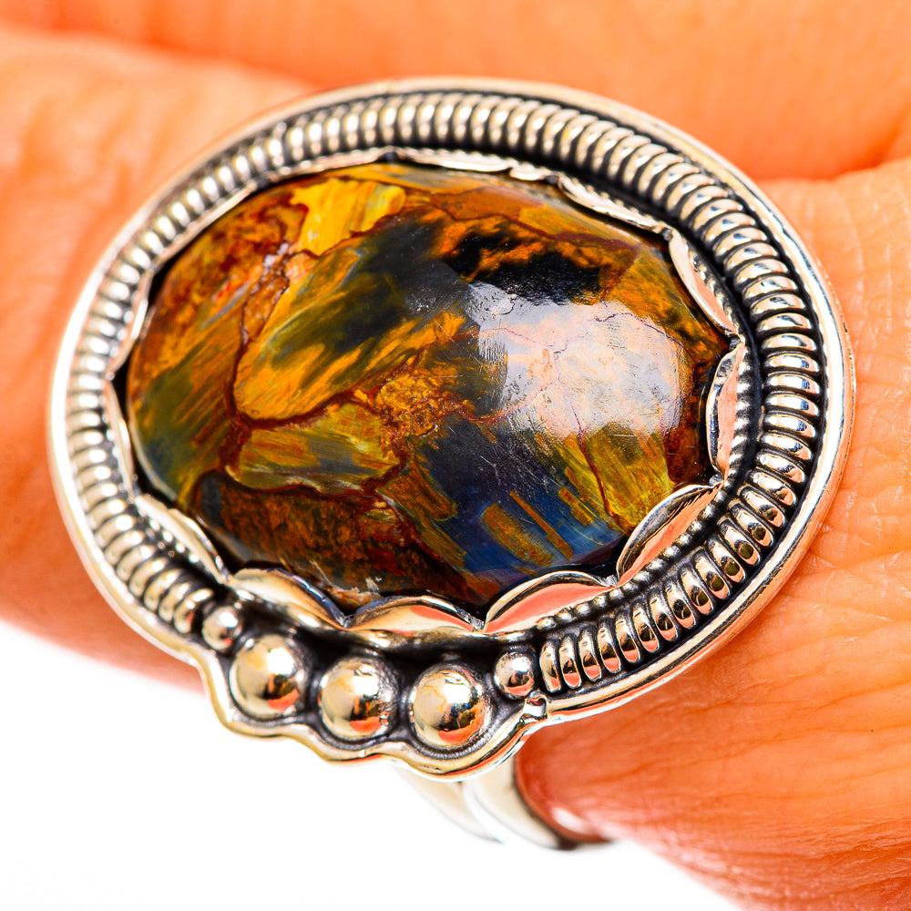 Pietersite Rings handcrafted by Ana Silver Co - RING112416