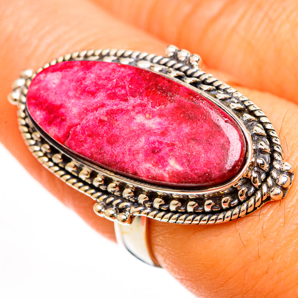 Thulite Rings handcrafted by Ana Silver Co - RING112420