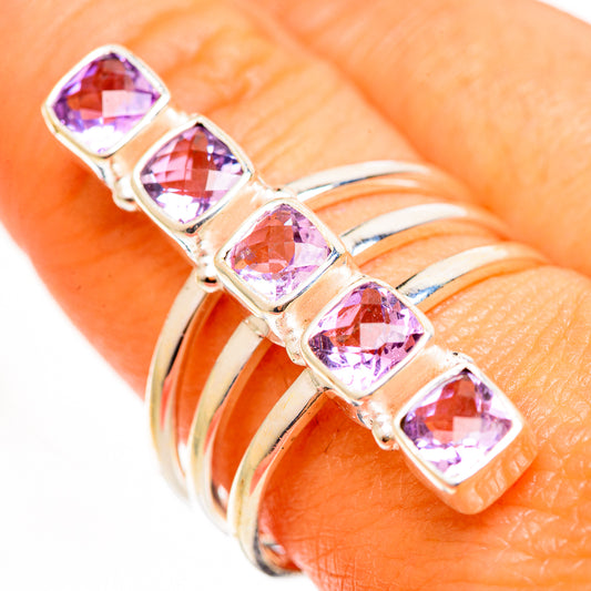 Kunzite Rings handcrafted by Ana Silver Co - RING112427
