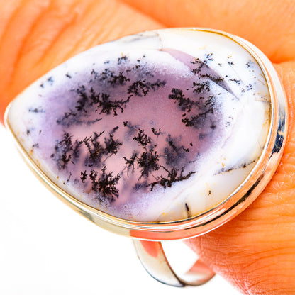 Dendritic Opal Rings handcrafted by Ana Silver Co - RING112434