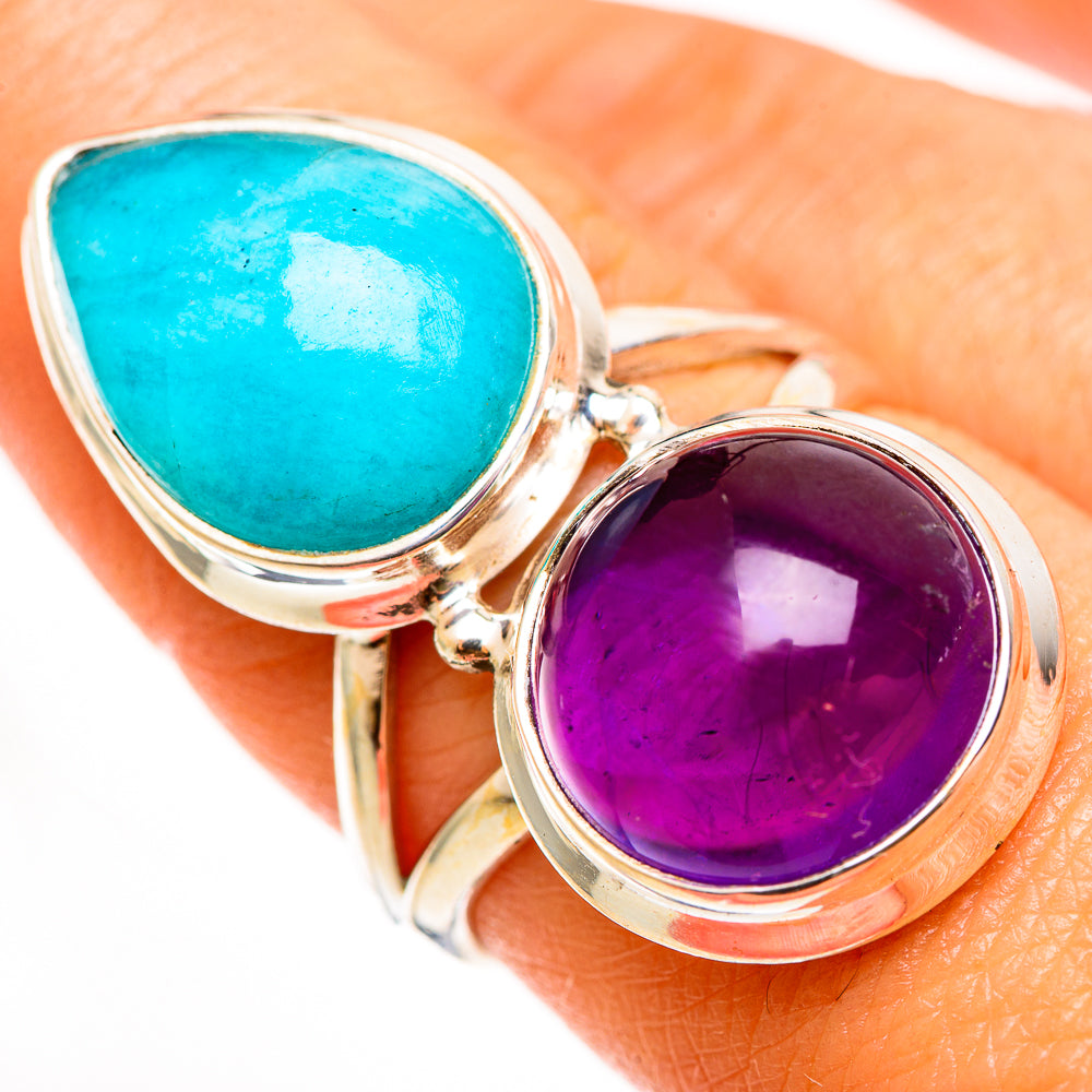 Larimar Rings handcrafted by Ana Silver Co - RING112439
