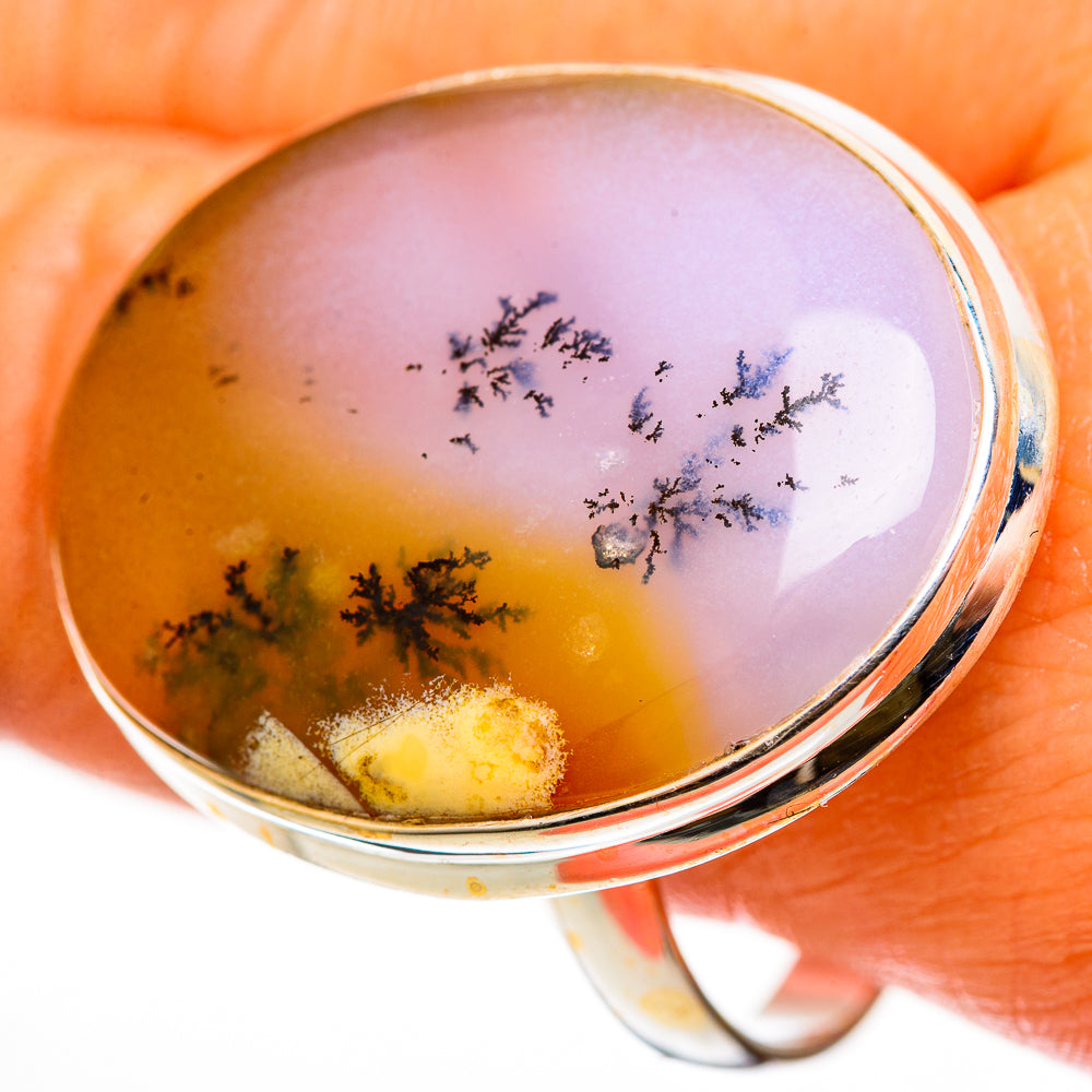 Dendritic Opal Rings handcrafted by Ana Silver Co - RING112463
