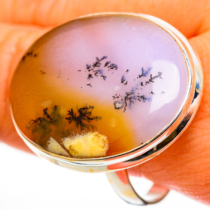 Dendritic Opal Rings handcrafted by Ana Silver Co - RING112463
