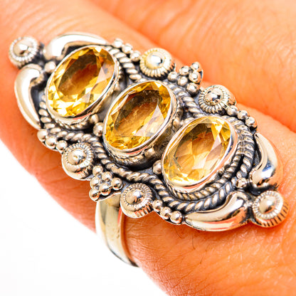 Citrine Rings handcrafted by Ana Silver Co - RING112464