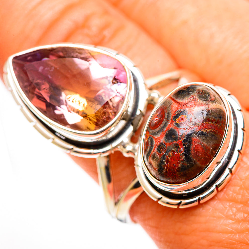 Poppy Jasper Rings handcrafted by Ana Silver Co - RING112483