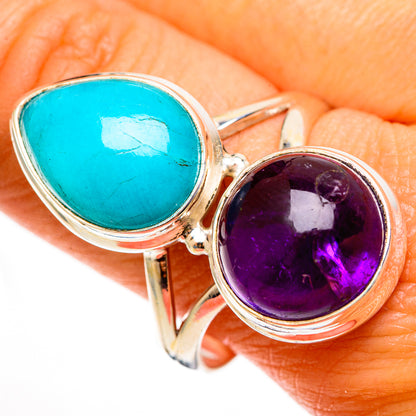 Larimar Rings handcrafted by Ana Silver Co - RING112488