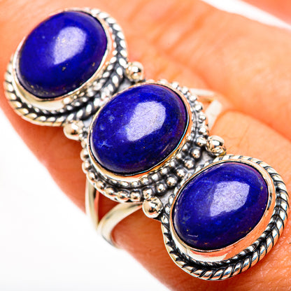 Lapis Lazuli Rings handcrafted by Ana Silver Co - RING112493