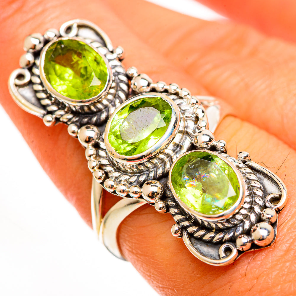 Peridot Rings handcrafted by Ana Silver Co - RING112495
