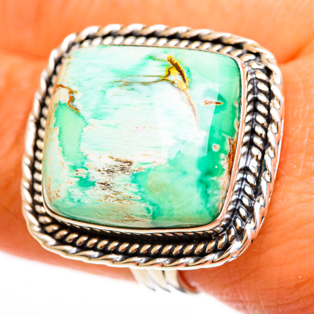 Variscite Rings handcrafted by Ana Silver Co - RING112497
