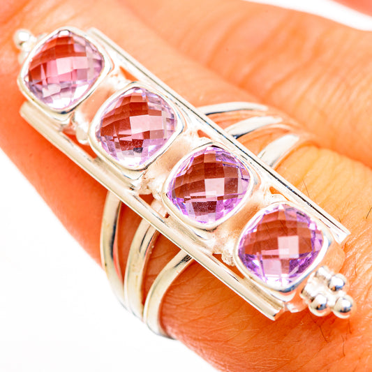 Kunzite Rings handcrafted by Ana Silver Co - RING112508