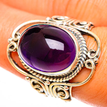 Amethyst Rings handcrafted by Ana Silver Co - RING112511