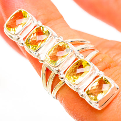 Citrine Rings handcrafted by Ana Silver Co - RING112521