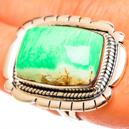 Variscite Rings handcrafted by Ana Silver Co - RING112530