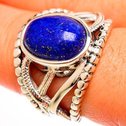 Lapis Lazuli Rings handcrafted by Ana Silver Co - RING112552