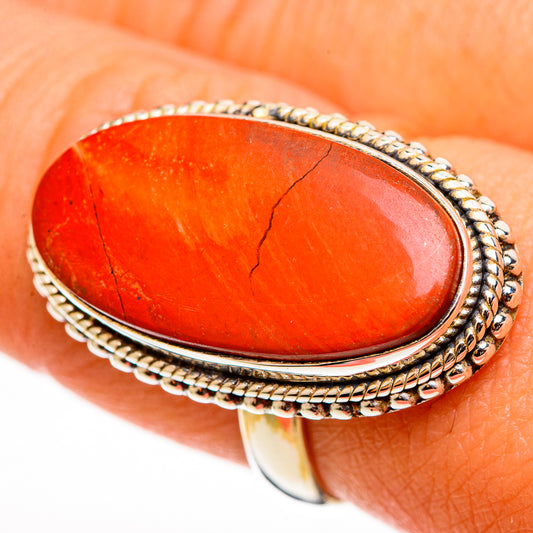 Red Jasper Rings handcrafted by Ana Silver Co - RING112561