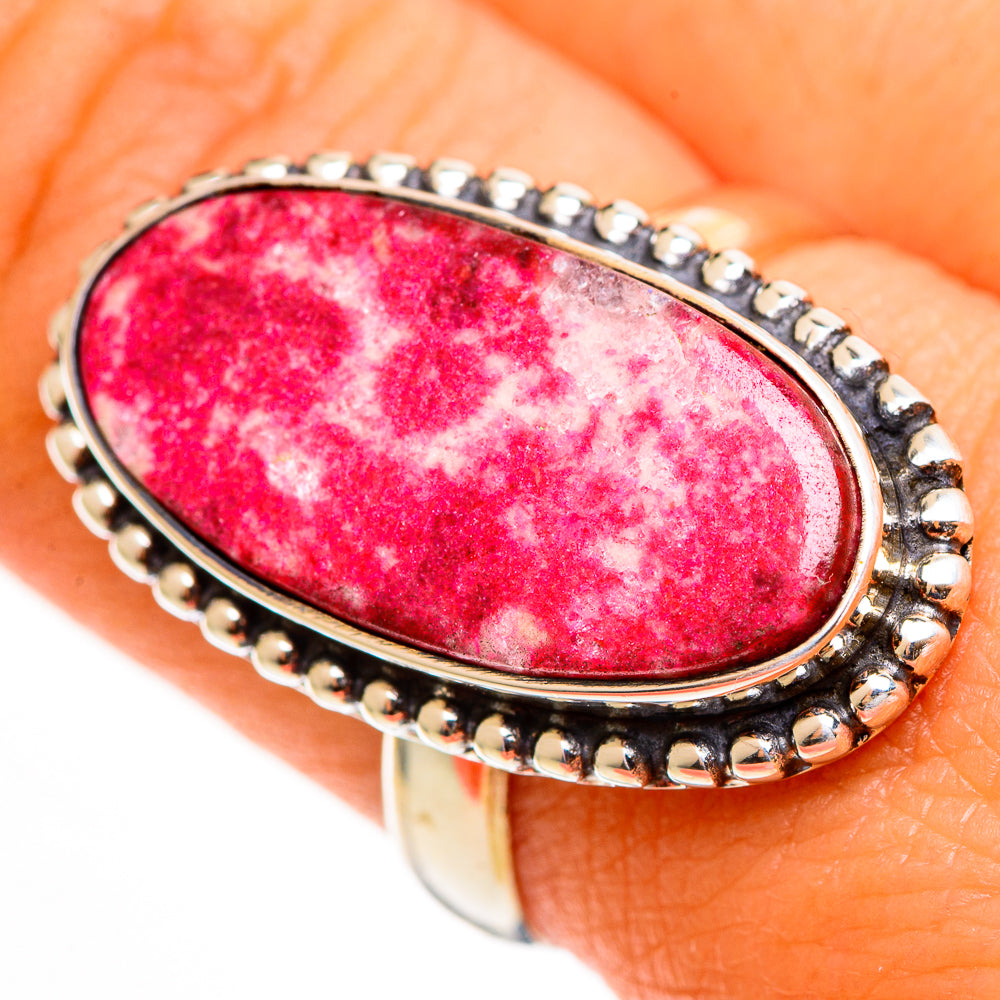 Thulite Rings handcrafted by Ana Silver Co - RING112564
