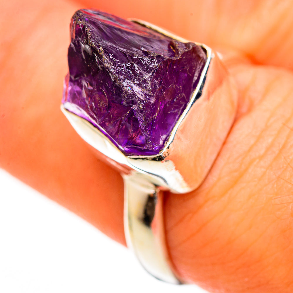 Amethyst Rings handcrafted by Ana Silver Co - RING112569