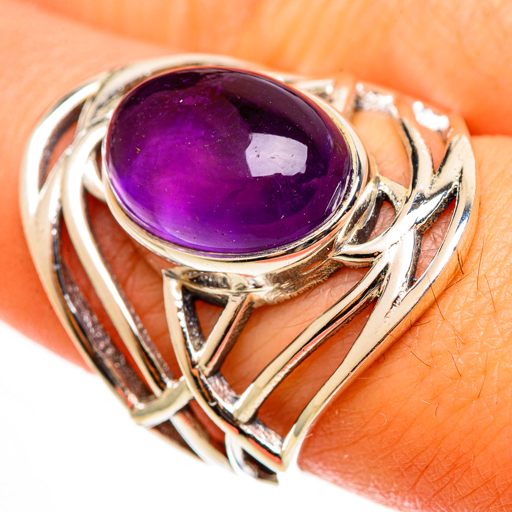 Amethyst Rings handcrafted by Ana Silver Co - RING112570