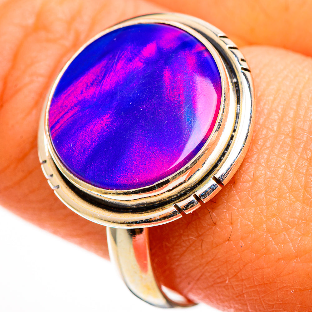 Aura Opal Rings handcrafted by Ana Silver Co - RING112571