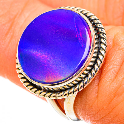 Aura Opal Rings handcrafted by Ana Silver Co - RING112603