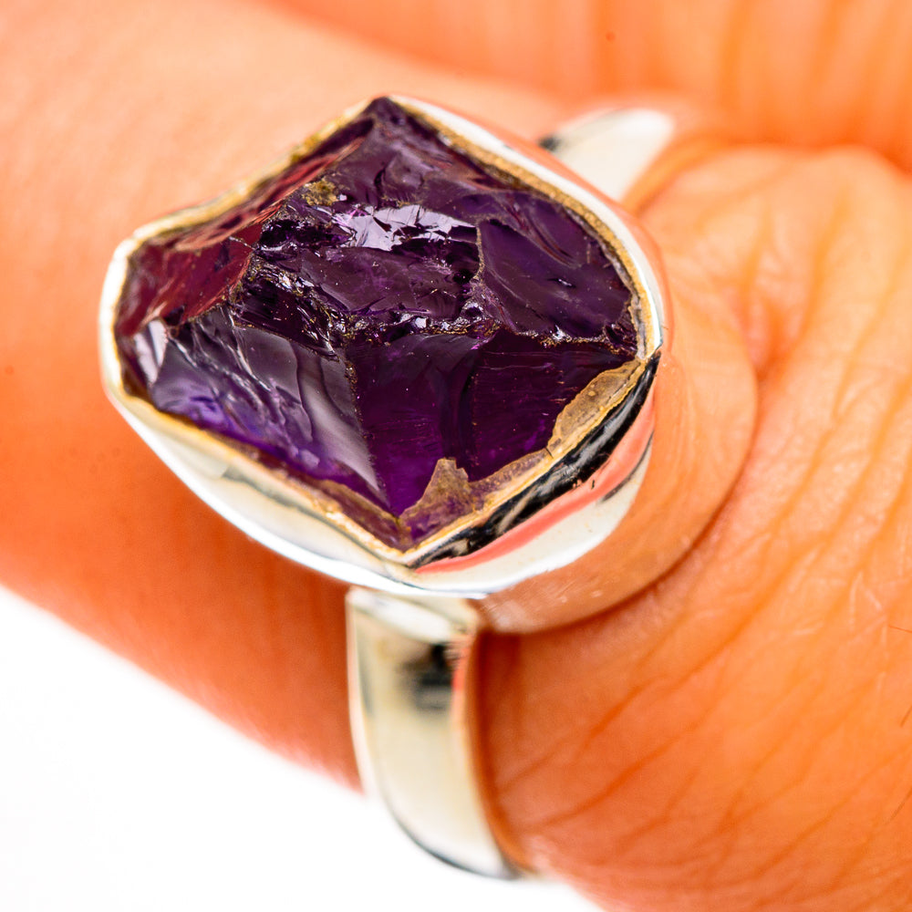 Amethyst Rings handcrafted by Ana Silver Co - RING112604