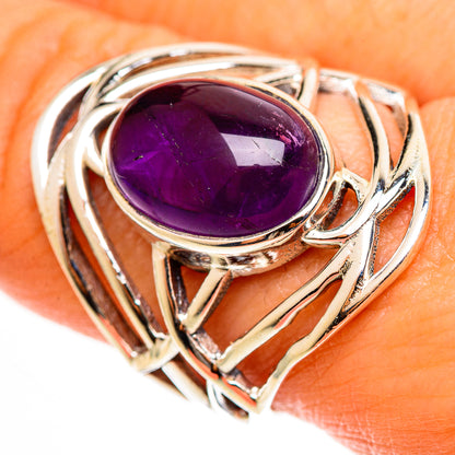 Amethyst Rings handcrafted by Ana Silver Co - RING112607