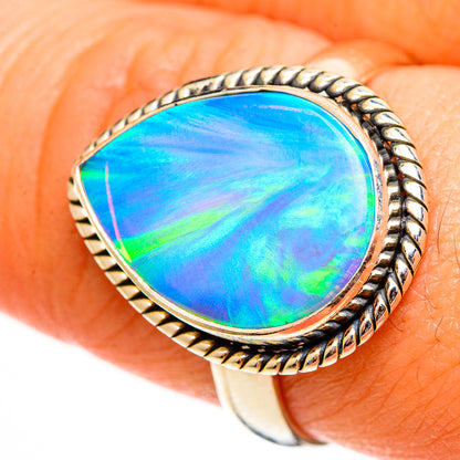 Aura Opal Rings handcrafted by Ana Silver Co - RING112621