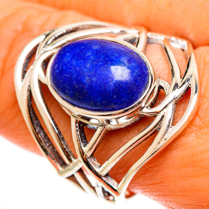 Lapis Lazuli Rings handcrafted by Ana Silver Co - RING112622