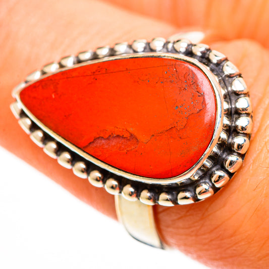 Red Jasper Rings handcrafted by Ana Silver Co - RING112631