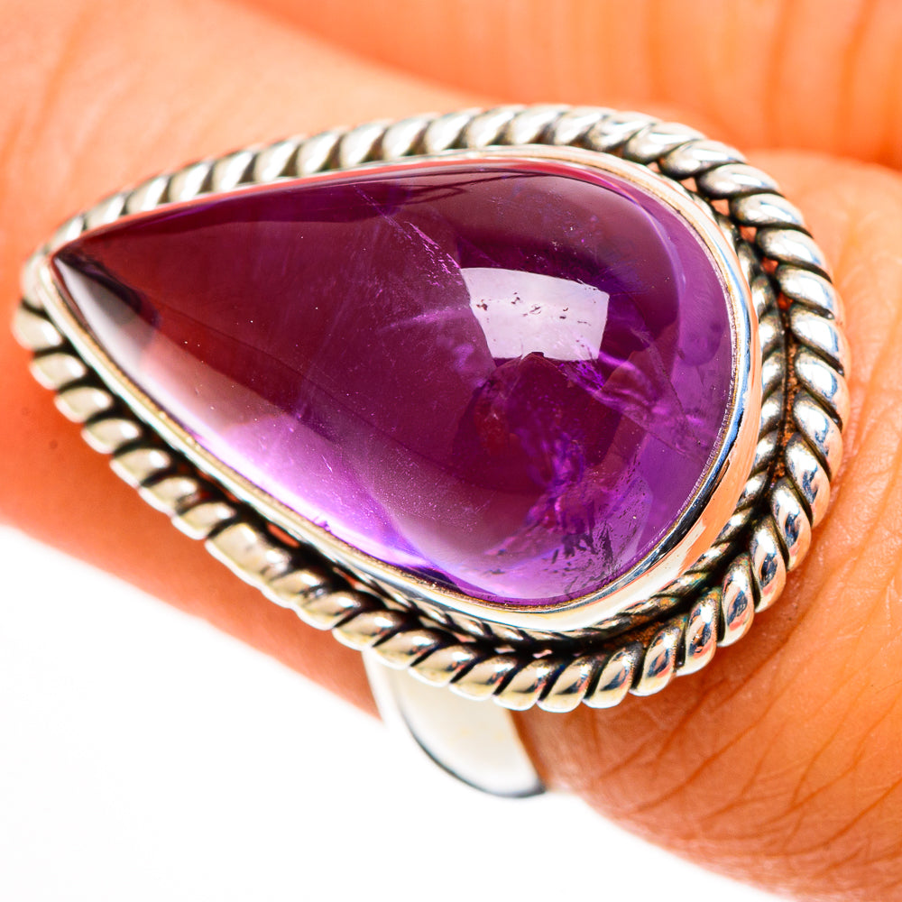 Amethyst Rings handcrafted by Ana Silver Co - RING112637