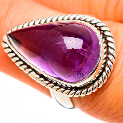 Amethyst Rings handcrafted by Ana Silver Co - RING112637