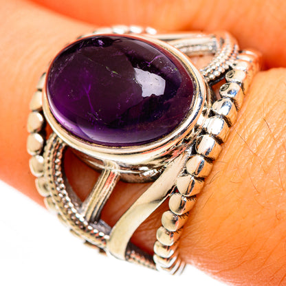 Amethyst Rings handcrafted by Ana Silver Co - RING112639