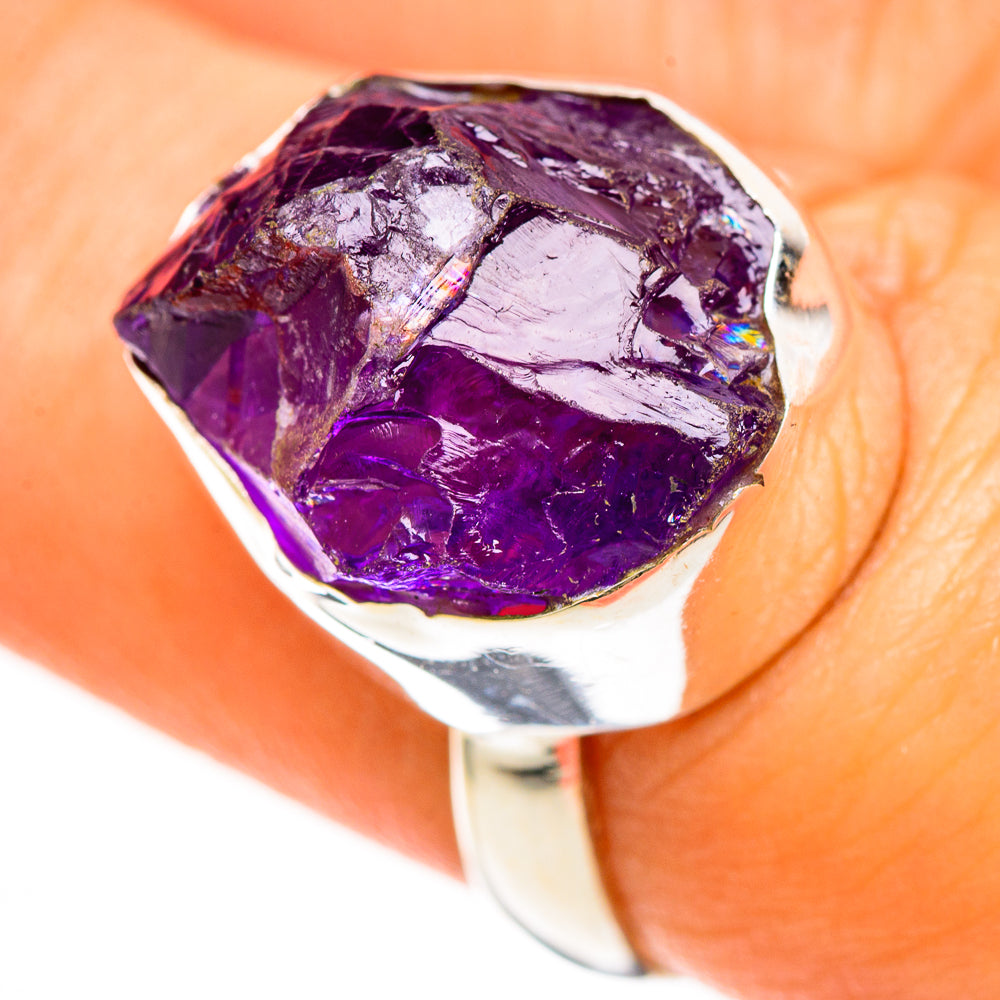Amethyst Rings handcrafted by Ana Silver Co - RING112641