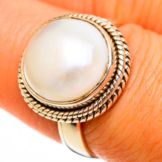 Cultured Pearl Rings handcrafted by Ana Silver Co - RING112644