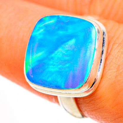 Aura Opal Rings handcrafted by Ana Silver Co - RING112654