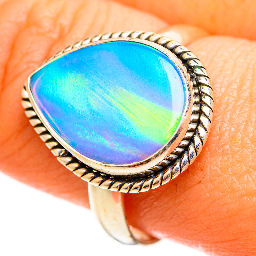 Aura Opal Rings handcrafted by Ana Silver Co - RING112656