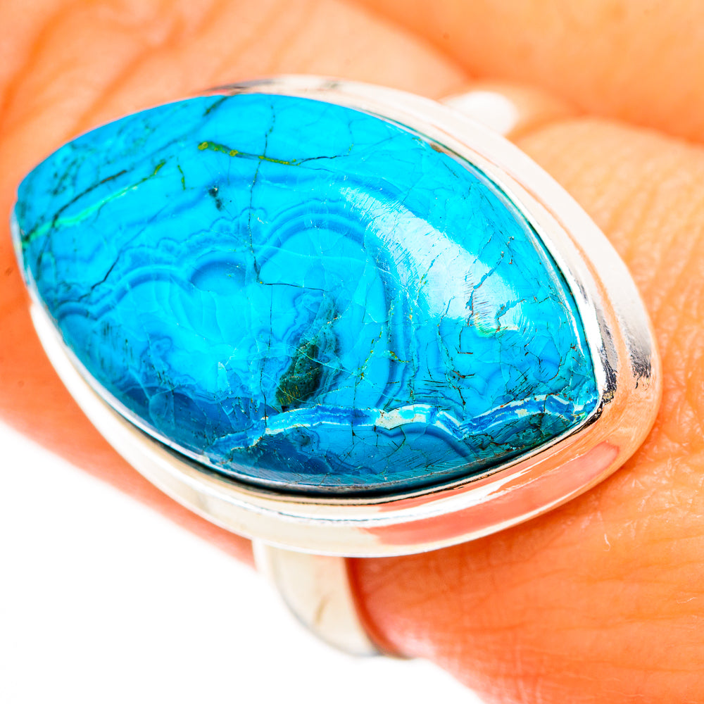 Chrysocolla Rings handcrafted by Ana Silver Co - RING112657