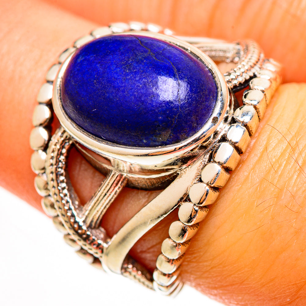 Lapis Lazuli Rings handcrafted by Ana Silver Co - RING112658