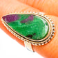 Ruby Zoisite Rings handcrafted by Ana Silver Co - RING112664