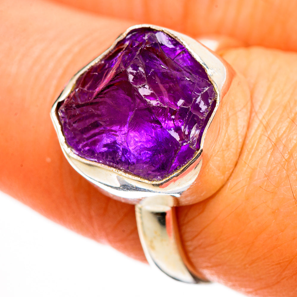 Amethyst Rings handcrafted by Ana Silver Co - RING112674