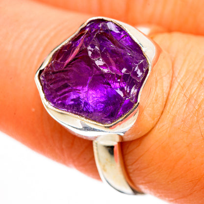 Amethyst Rings handcrafted by Ana Silver Co - RING112674