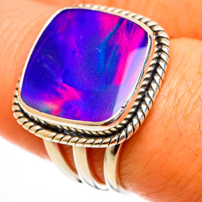 Aura Opal Rings handcrafted by Ana Silver Co - RING112676