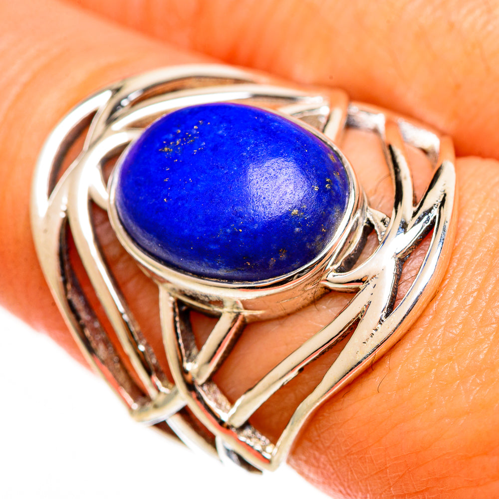 Lapis Lazuli Rings handcrafted by Ana Silver Co - RING112691
