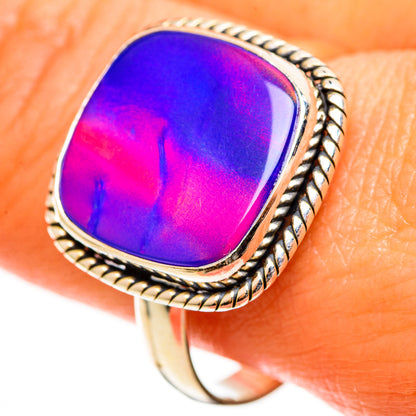 Aura Opal Rings handcrafted by Ana Silver Co - RING112706